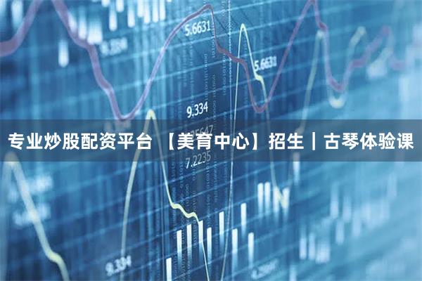 专业炒股配资平台 【美育中心】招生｜古琴体验课